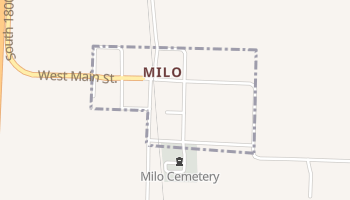 Milo, Missouri map