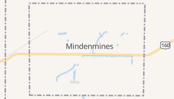 Mindenmines, Missouri map