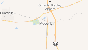 Moberly, Missouri map
