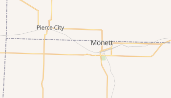 Monett, Missouri map