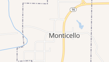 Monticello, Missouri map