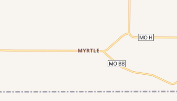 Myrtle, Missouri map