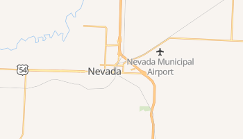 Nevada, Missouri map