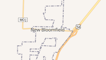 New Bloomfield, Missouri map