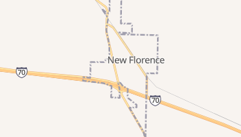 New Florence, Missouri map