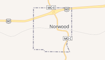 Norwood, Missouri map