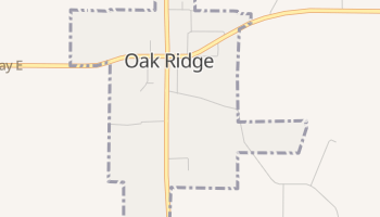 Oak Ridge, Missouri map