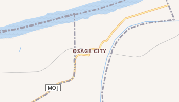 Osage City, Missouri map