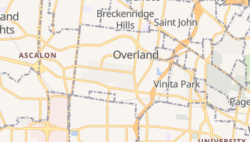 Overland, Missouri map