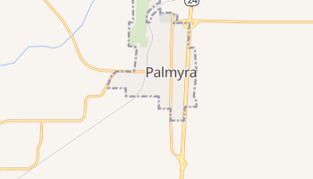 Palmyra, Missouri map