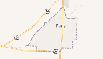 Paris, Missouri map