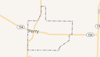 Perry, Missouri map