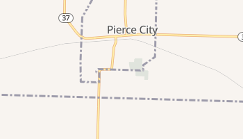 Pierce City, Missouri map