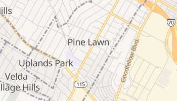 Pine Lawn, Missouri map