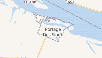 Portage Des Sioux, Missouri map