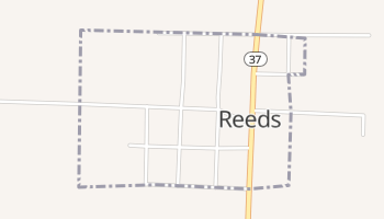 Reeds, Missouri map