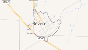 Revere, Missouri map