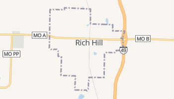 Rich Hill, Missouri map