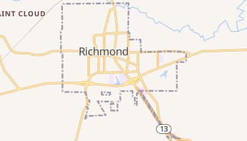 Richmond, Missouri map