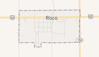 Risco, Missouri map