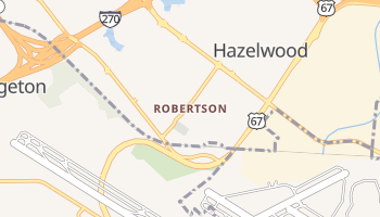 Robertson, Missouri map