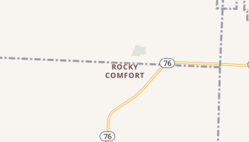 Rocky Comfort, Missouri map
