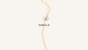 Sabula, Missouri map