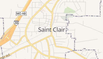 Saint Clair, Missouri map