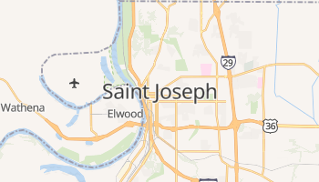 Saint Joseph, Missouri map