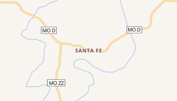 Santa Fe, Missouri map