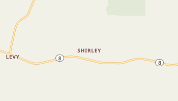 Shirley, Missouri map