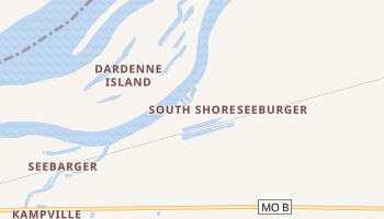 South Shore, Missouri map