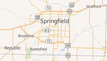 Springfield, Missouri map