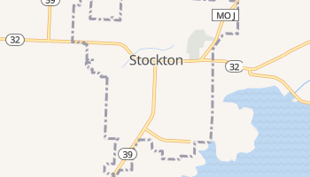 Stockton, Missouri map