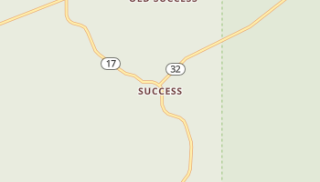 Success, Missouri map