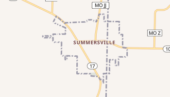 Summersville, Missouri map