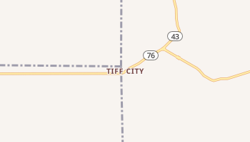Tiff City, Missouri map