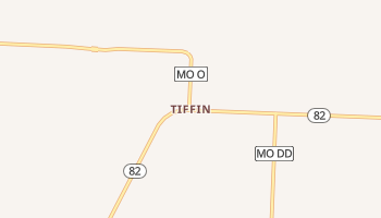 Tiffin, Missouri map
