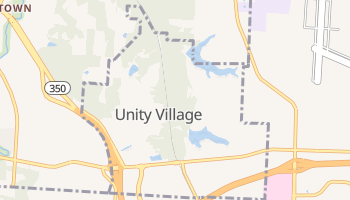 Unity Village, Missouri map