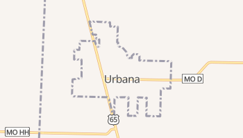 Urbana, Missouri map