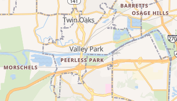 Valley Park, Missouri map