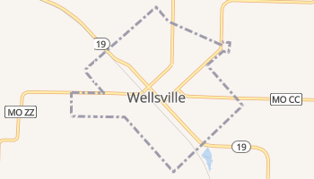 Wellsville, Missouri map