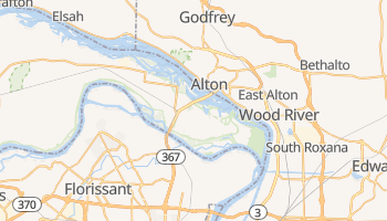 West Alton, Missouri map