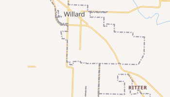 Willard, Missouri map