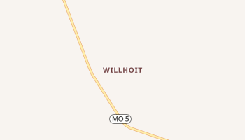 Willhoit, Missouri map