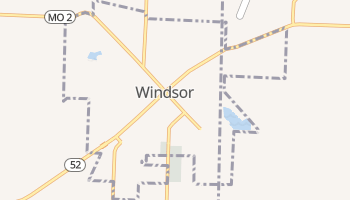 Windsor, Missouri map