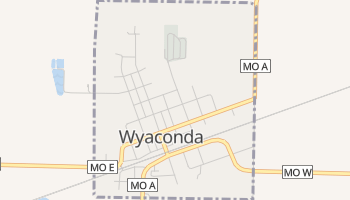 Wyaconda, Missouri map