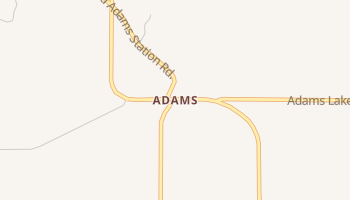 Adams, Mississippi map