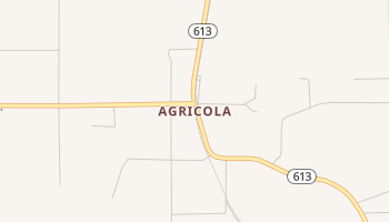 Agricola, Mississippi map