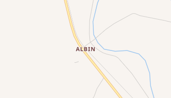 Albin, Mississippi map